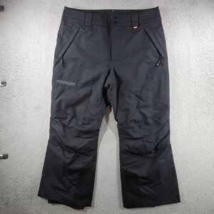 Marker Mens Black Insulated Ski Snowboard Pants Size Large E2119S Winter Snow